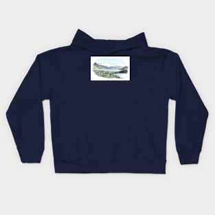 Lake Wakatipu from Kelvin Heights Kids Hoodie